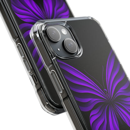 Violet Monarch iPhone 15 Plus Case - Impact
