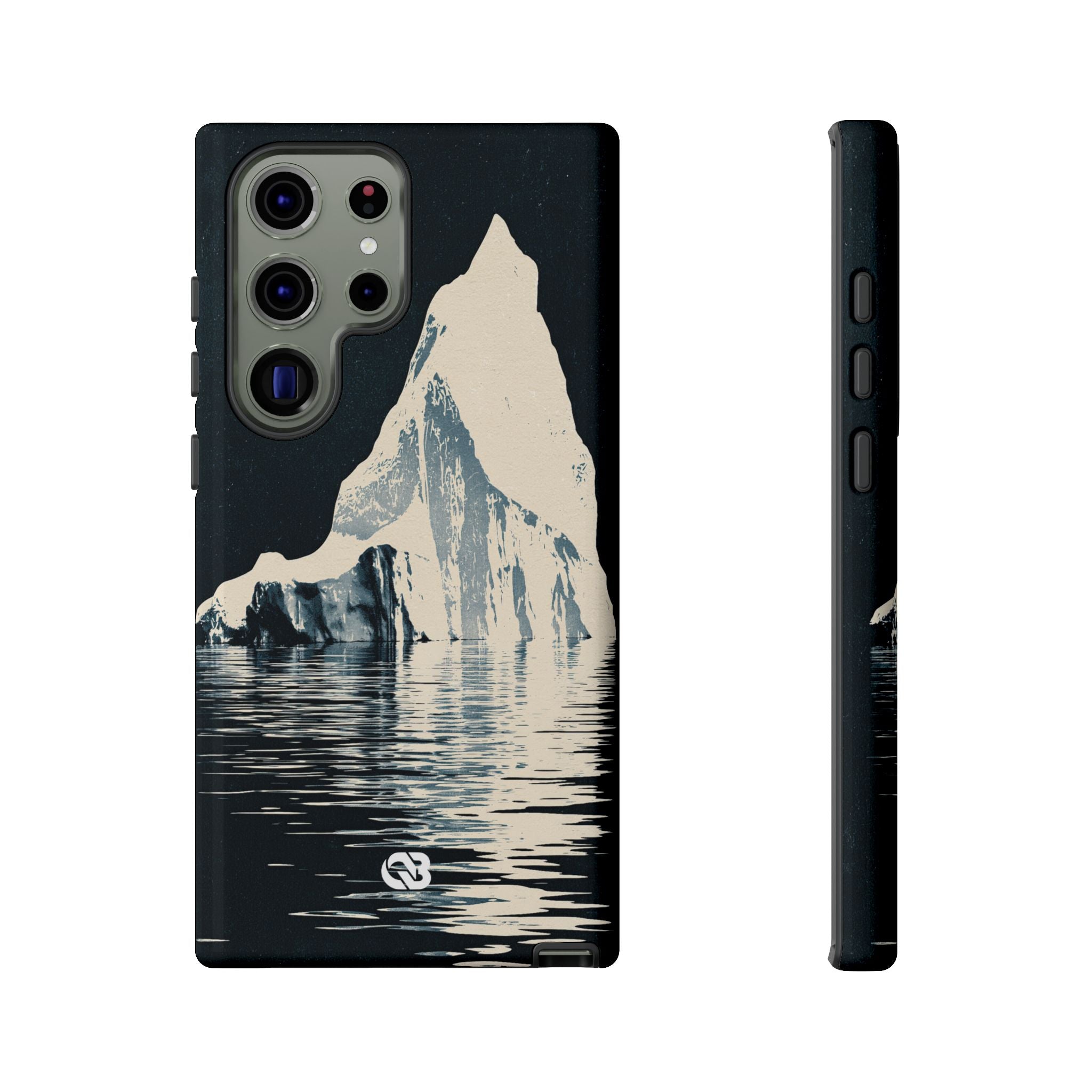 Blue Tough Phone Case for Samsung - Frozen Navy Monolith