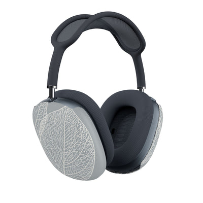 Minimal Leaf Skeleton · Hard Case for AirPods Max · Grey