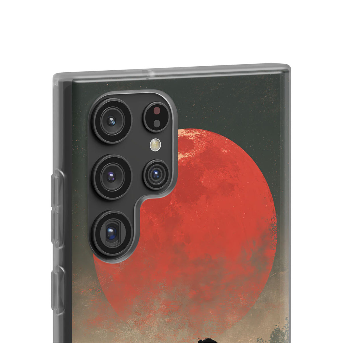 Crimson Moon Ronin · Lite Phone Case for Samsung · Red