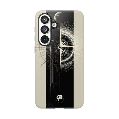 Beige Tough Phone Case for Samsung - Zenith Vector Spire