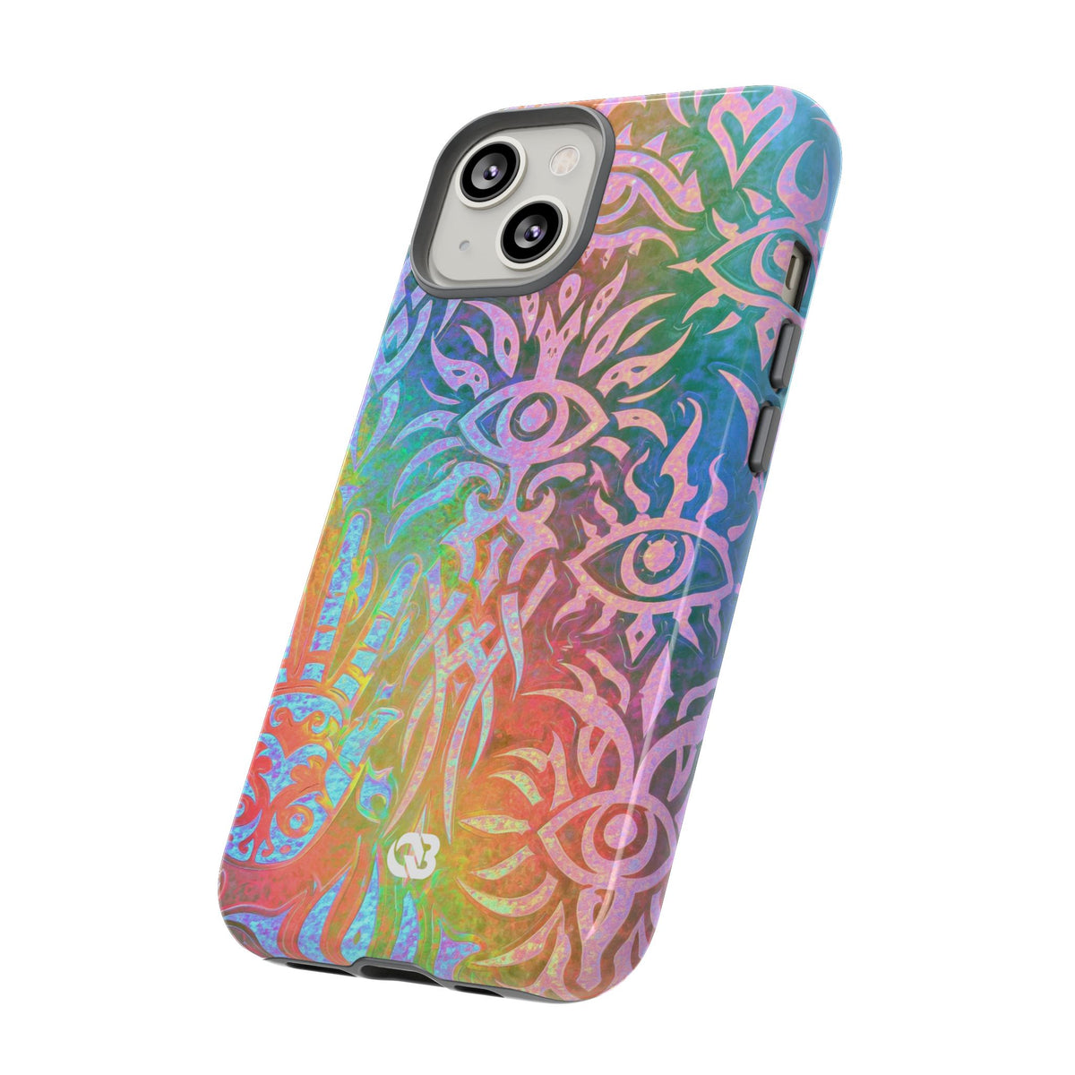 Chromatic Mystic Sigil · Tough Phone Case for iPhone · Blue
