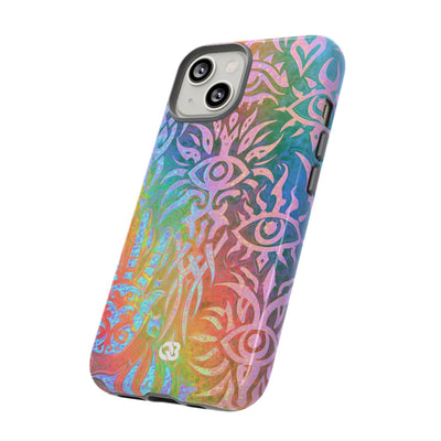 Chromatic Mystic Sigil · Tough Phone Case for iPhone · Blue