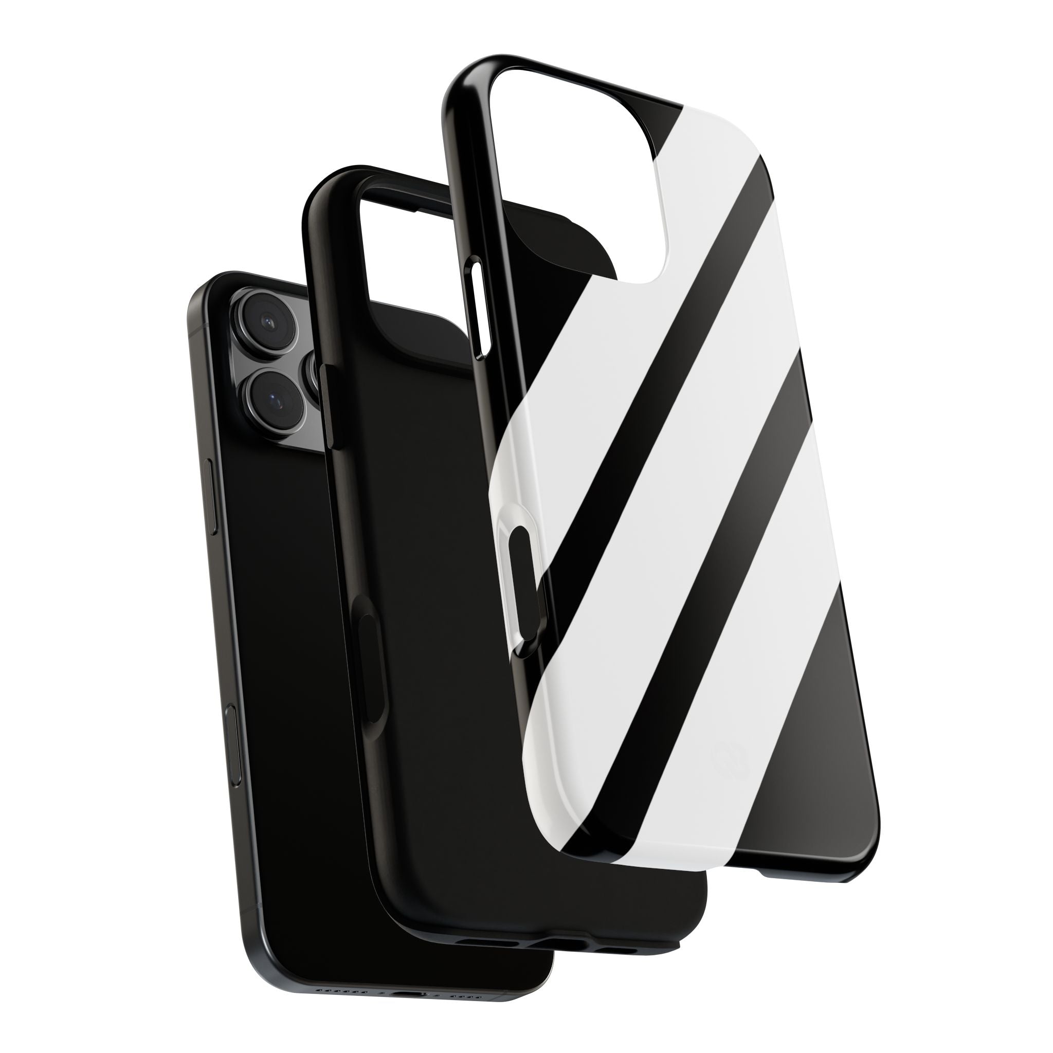 Obsidian White Bars · Tough Telefoncover for iPhone