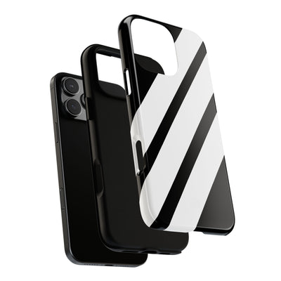 Obsidian White Bars · Tough Telefoncover for iPhone