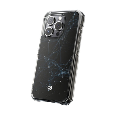 Black Impact MagSafe Phone Case for iPhone - Arctic Neural Mesh