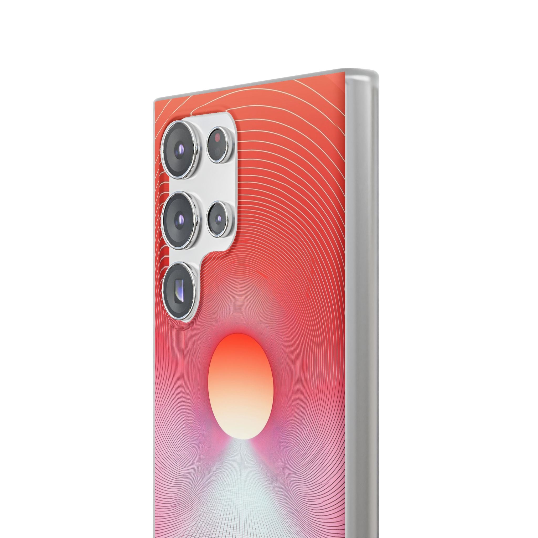 Orange Portal Samsung S23 Ultra Cover - Blødt