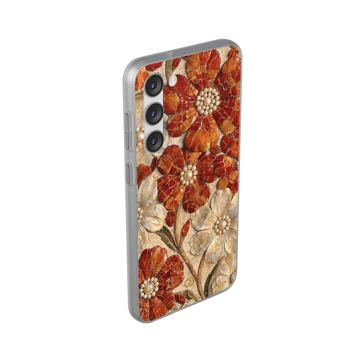 Carnelian Pearl Bloom · Lite Phone Case for Samsung · Orange
