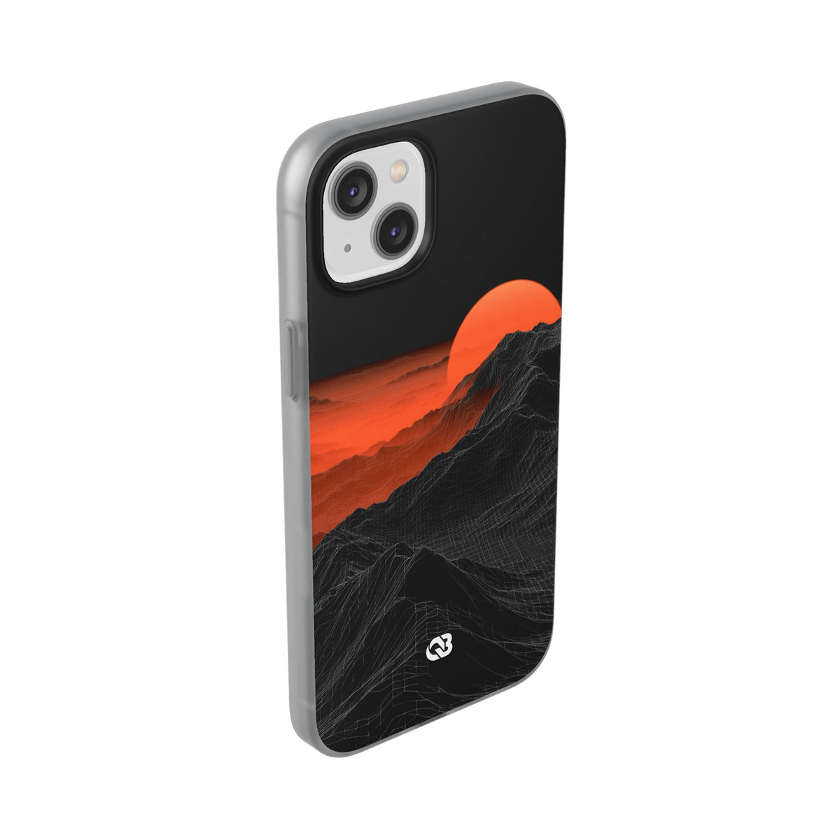 Solar Ridge Mesh · Lite Phone Case for iPhone ·  Black