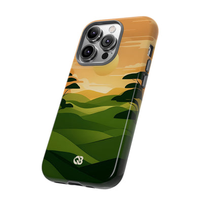 Verdant Horizon Sun · Tough Phone Case for iPhone