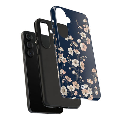 Midnight Plum Blossom · Tough Phone Case for Samsung · Blue