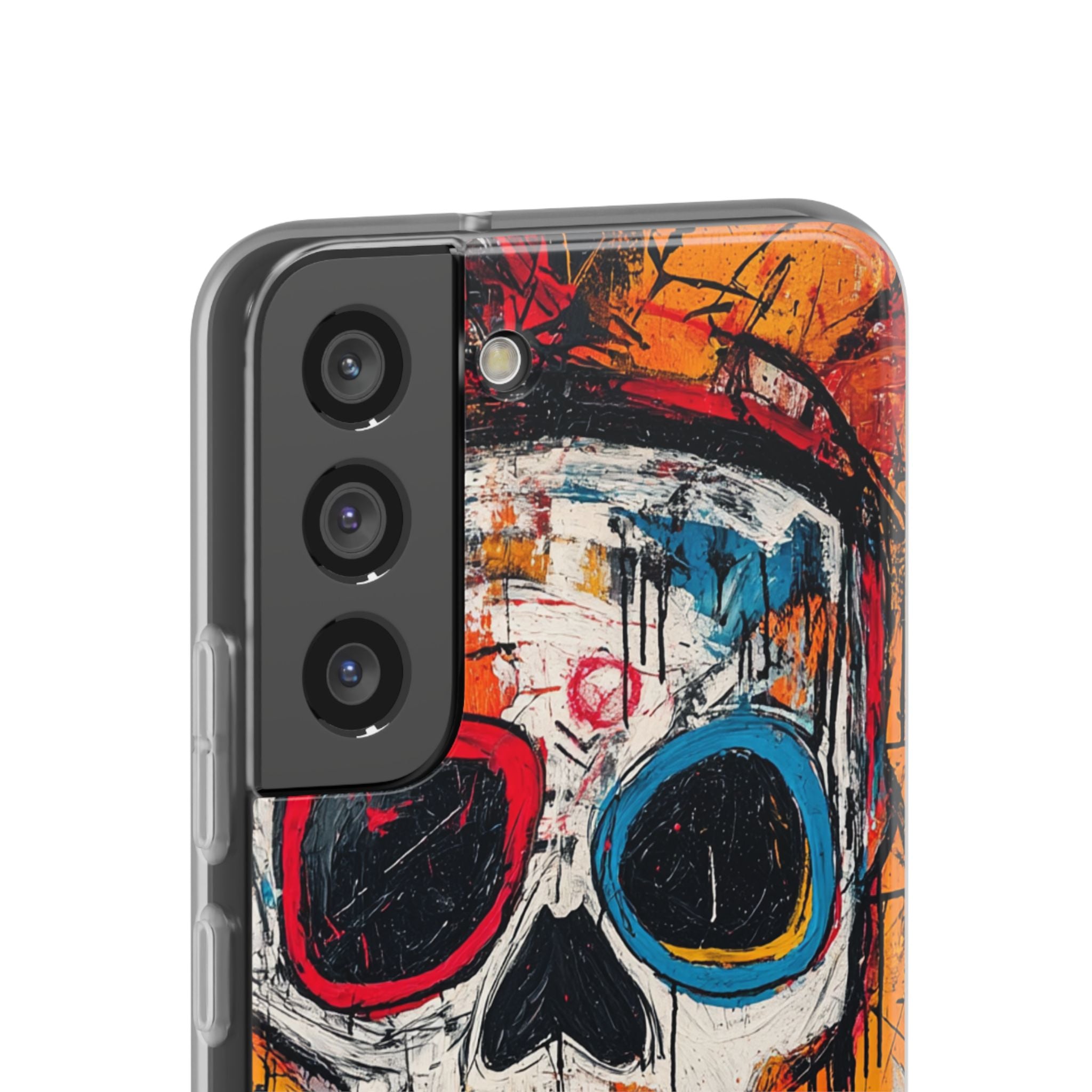 Vivid Graffiti Skull · Soft Coque de téléphone pour Samsung