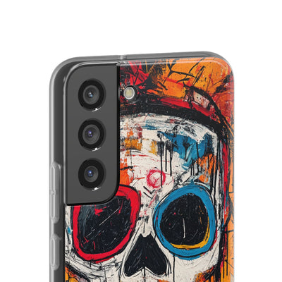 Vivid Graffiti Skull · Soft Coque de téléphone pour Samsung