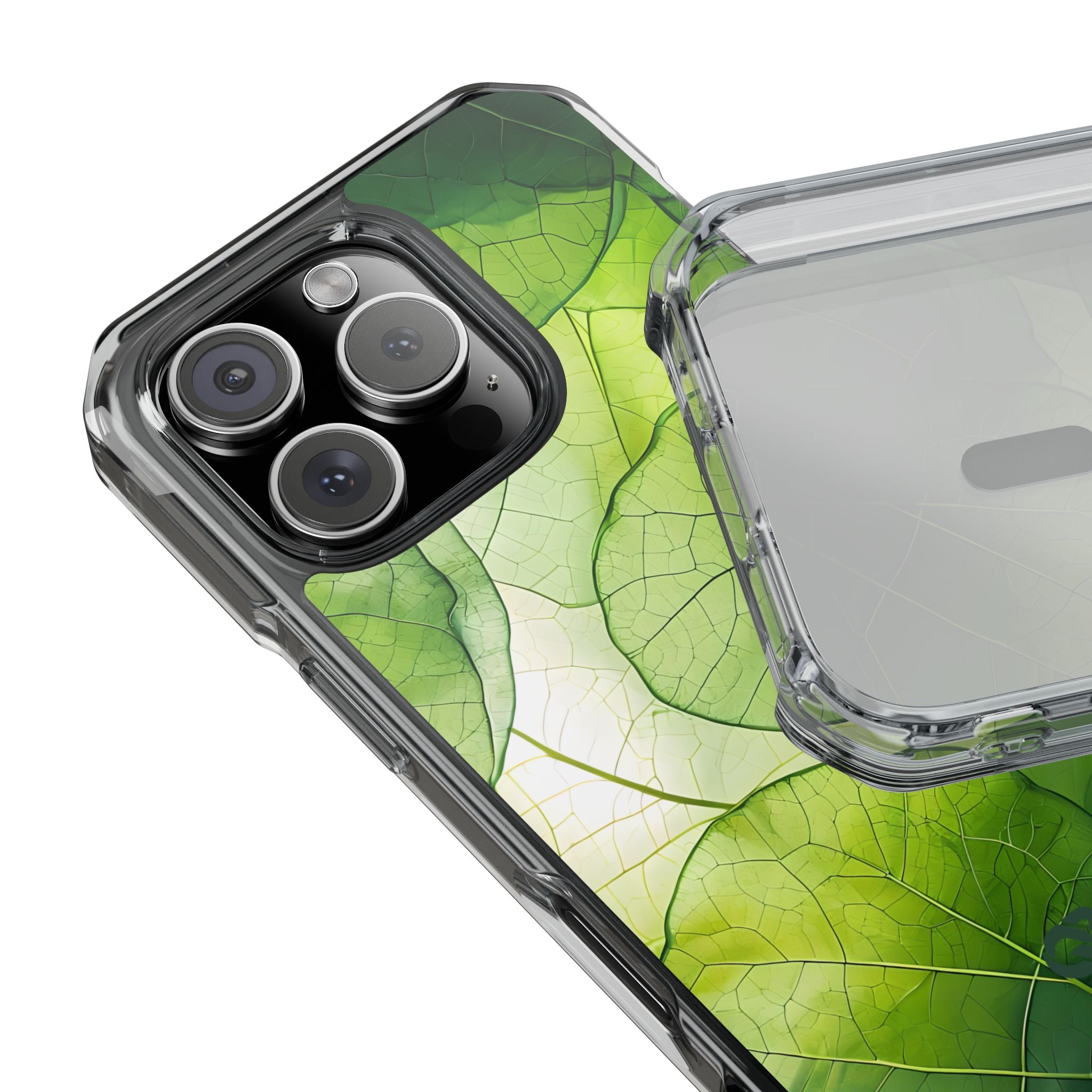 Emerald Leaf Veins · Impact Phone Case for iPhone · Magsafe