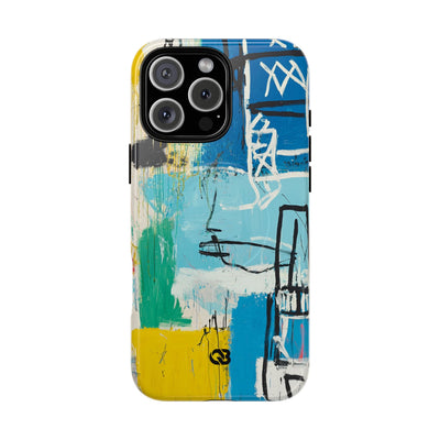 Azure Urban Scribble · Tough+ Phone Case for iPhone · Magsafe