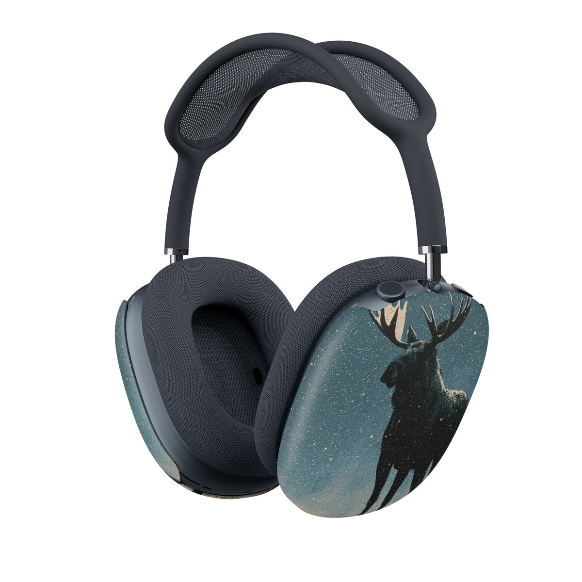 Nordic Boreal Moose · Hard Case for AirPods Max · Blue