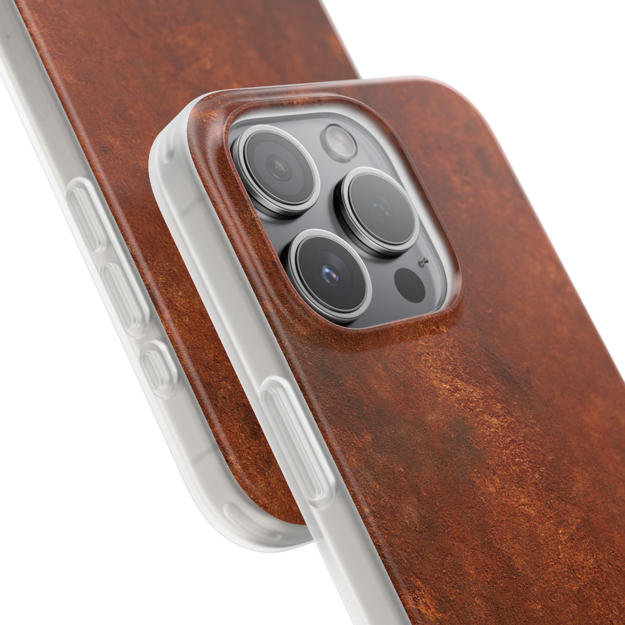 Orange Lite Phone Case for iPhone - Oxidized Iron Crust