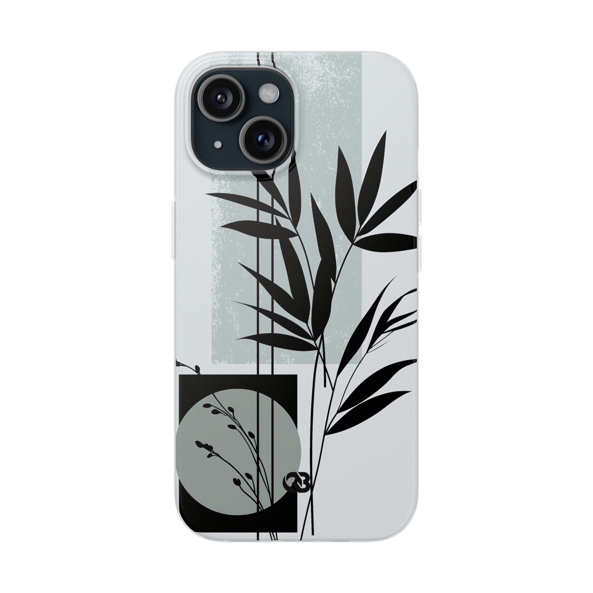 Grey Lite Phone Case for iPhone - Sage Bamboo Noir