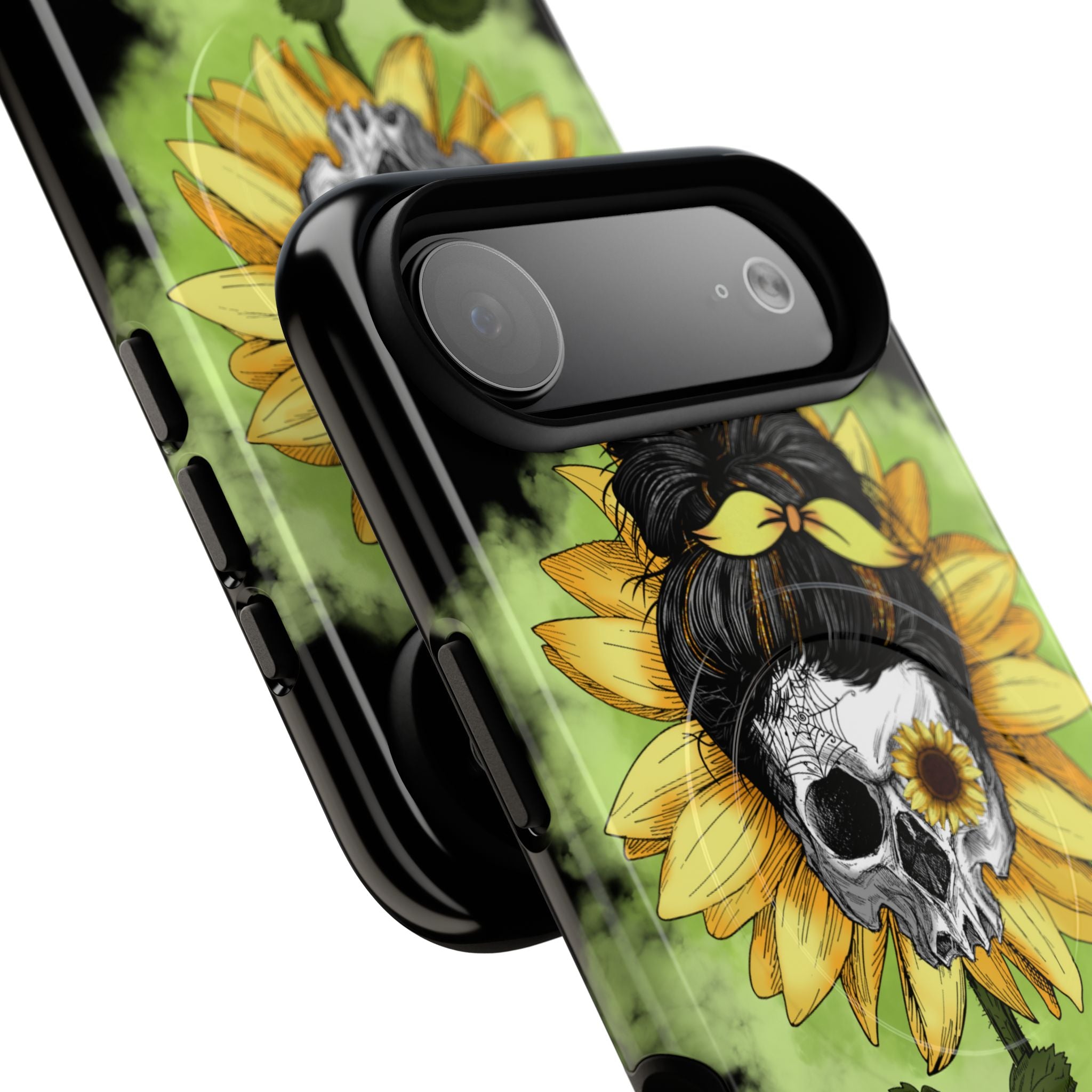 Sunflower Skull iPhone 17 Air Case - Tough+ - CASE•BOB