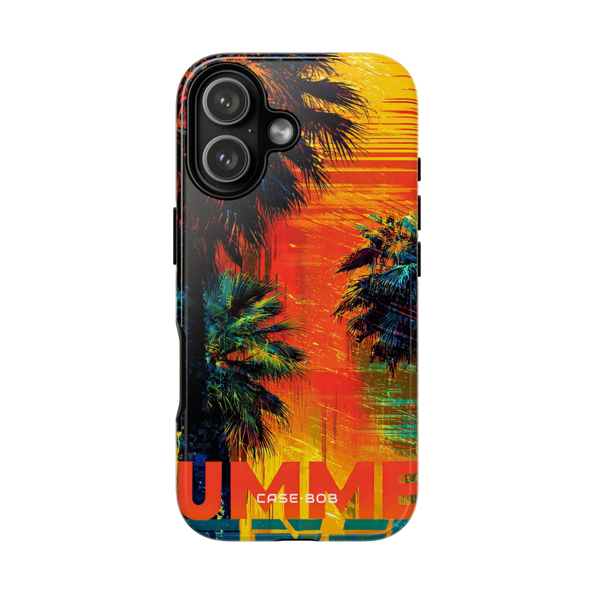 Tropical Sunburst iPhone 17 Case - Tough - CASE•BOB