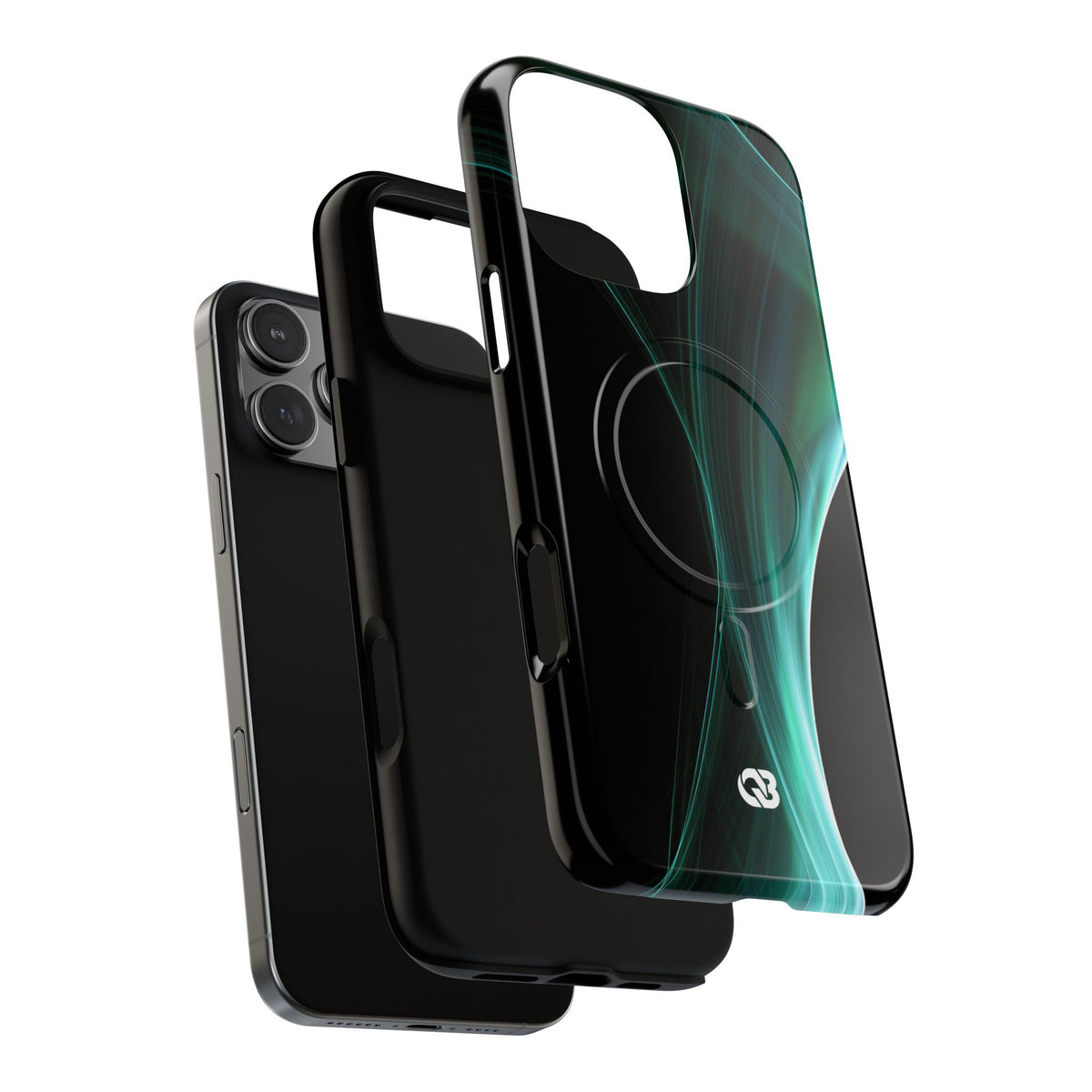 Emerald Lumen · Tough 2.0 Magnetic Phone Case for iPhone · Green