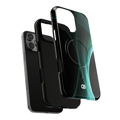 Emerald Lumen · Tough 2.0 Magnetic Phone Case for iPhone · Green