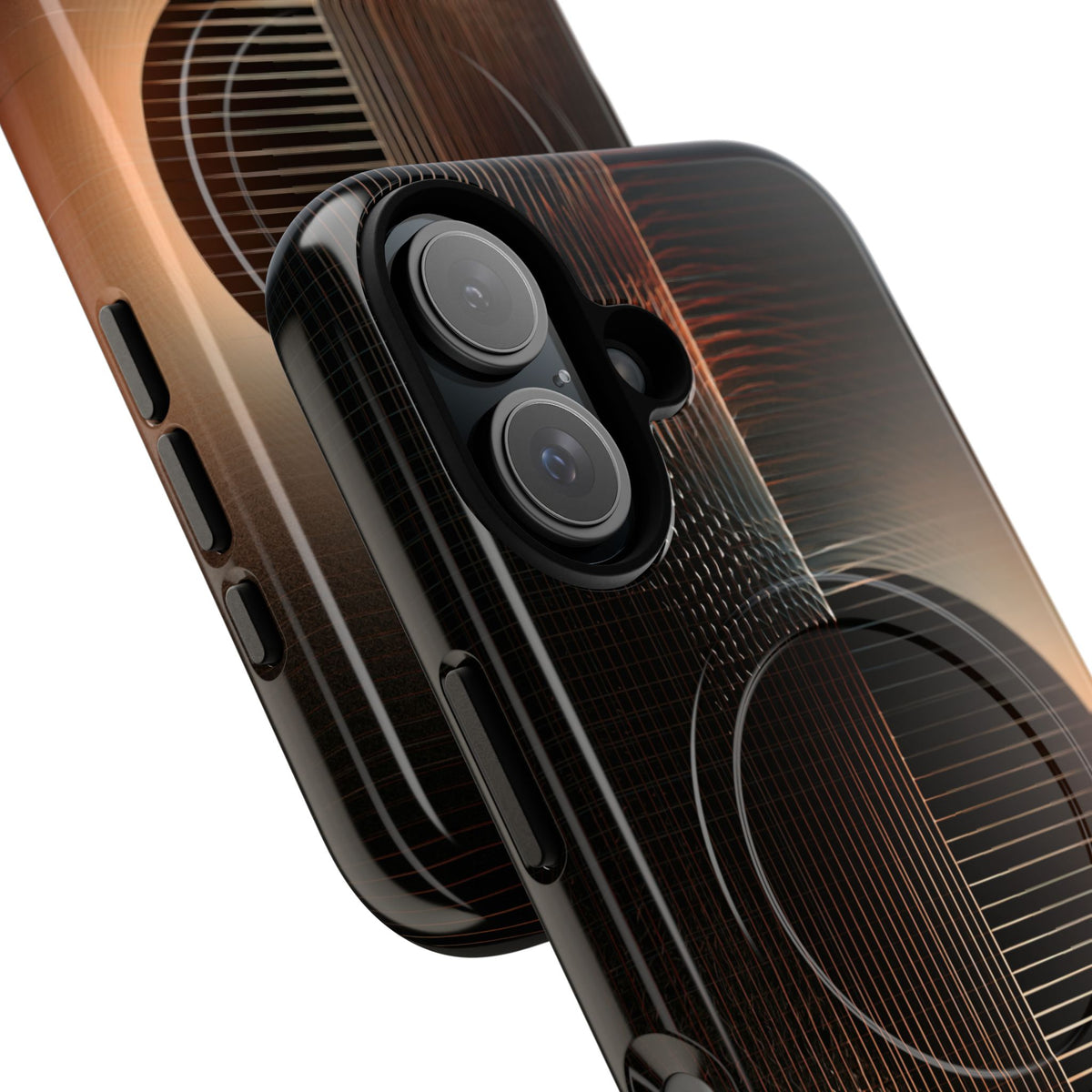 Amber Meridian · Tough 2.0 Magnetic Phone Case for iPhone · Black
