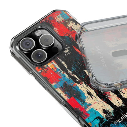 Spiky Skull Silhouette iPhone 16 Pro Skal - Impact