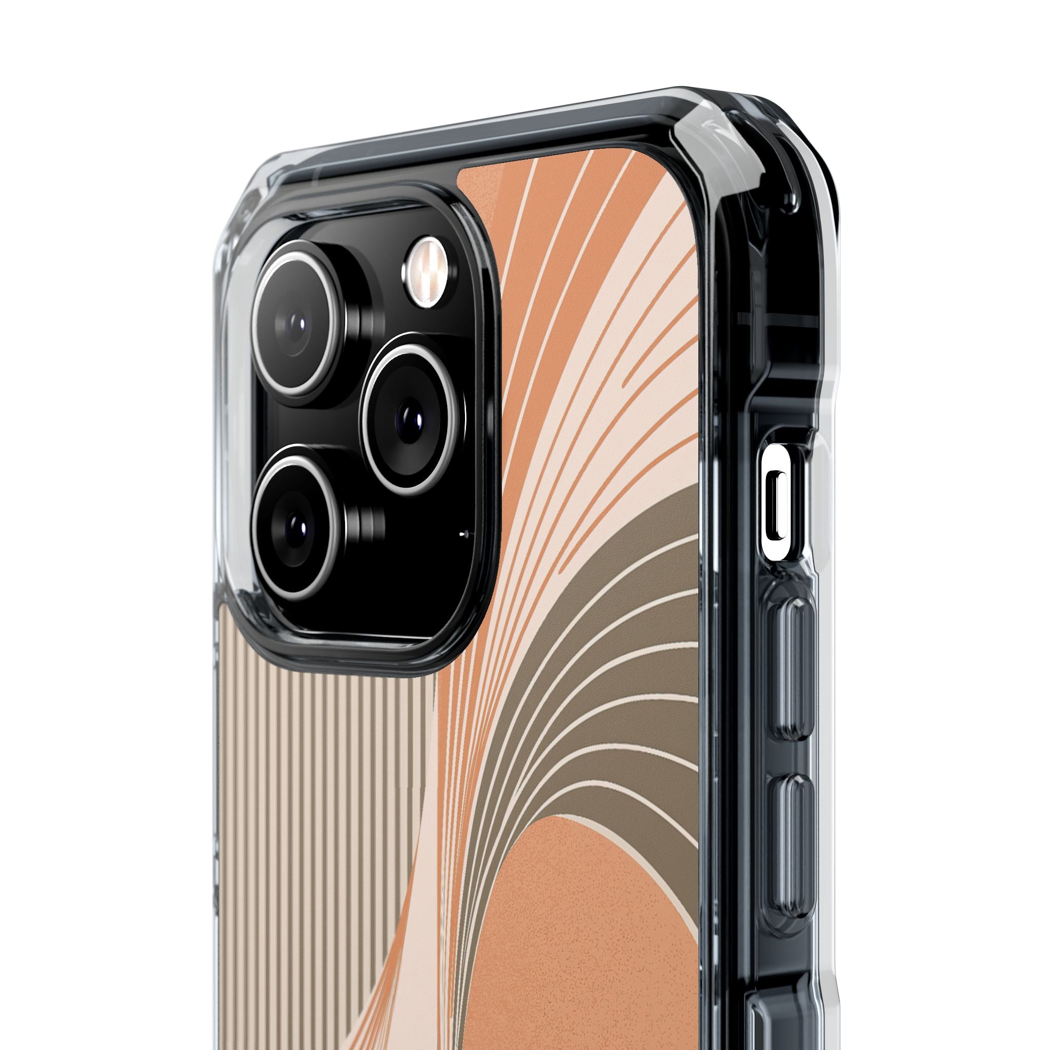 Orange Impact MagSafe Phone Case for iPhone - Desert Arc Horizon