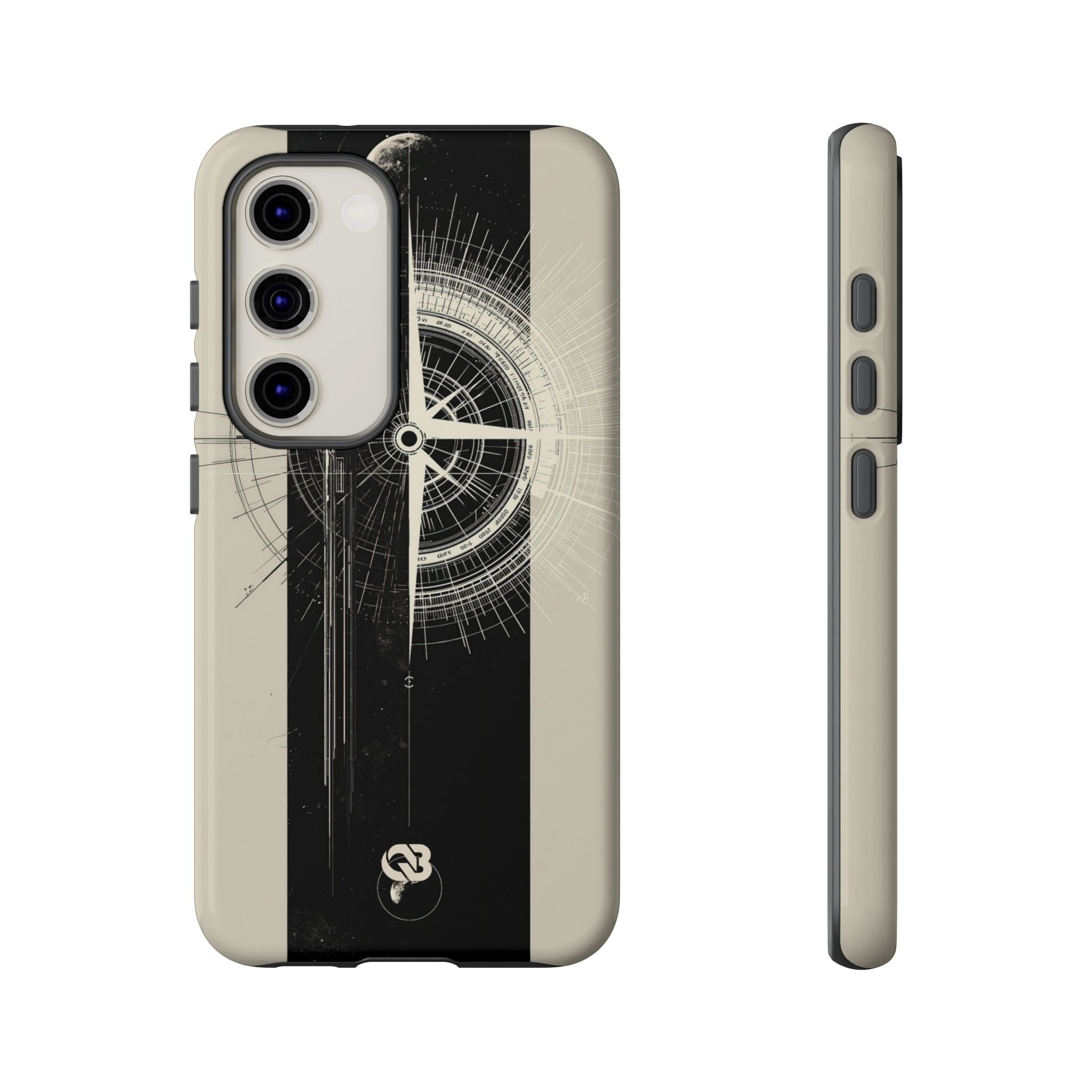 Beige Tough Phone Case for Samsung - Zenith Vector Spire