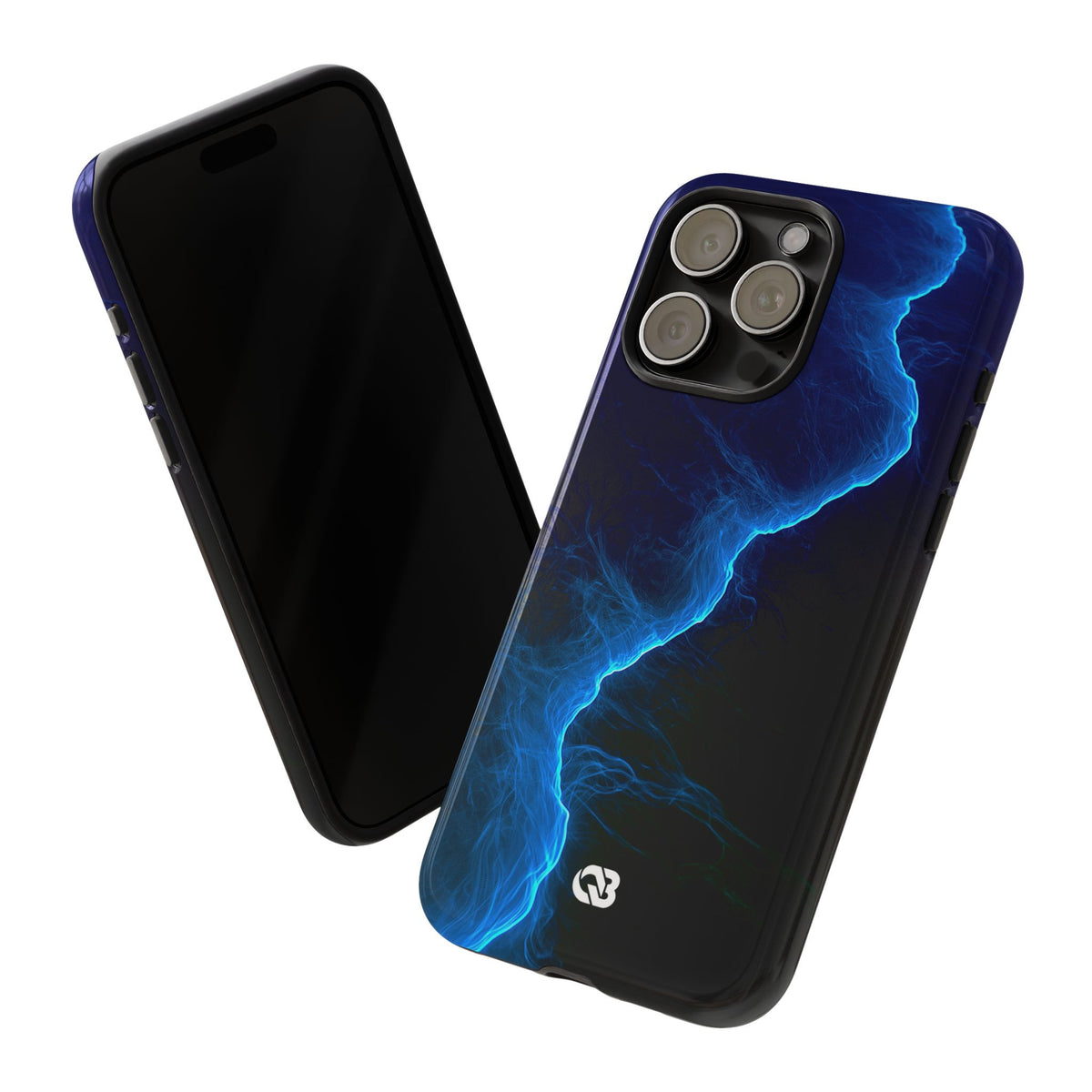 Electric Azure Drift · Tough Phone Case for iPhone · Blue