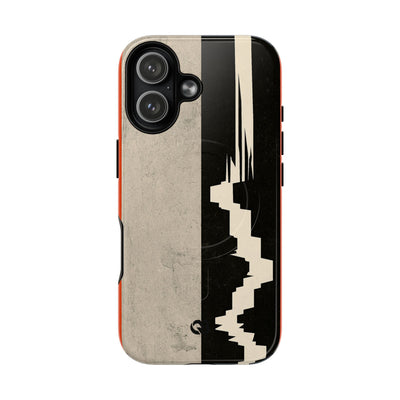 Orange Tough 2.0 Magsafe Phone Case for iPhone - Orange Monolith Rift
