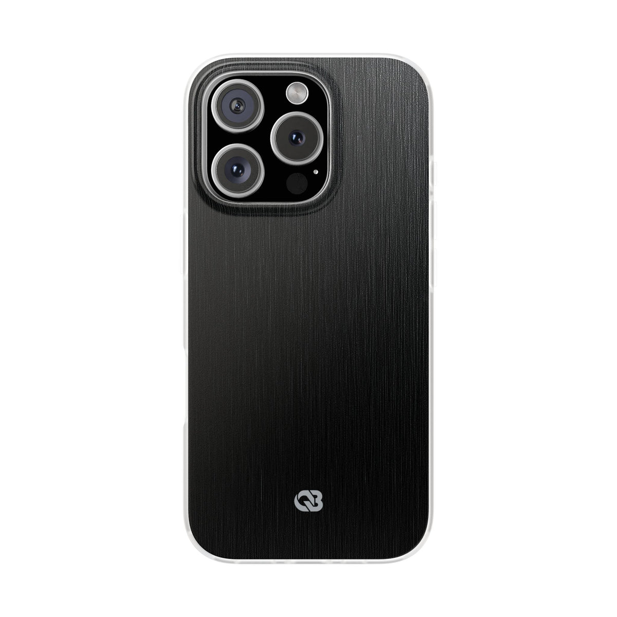 Obsidian Brushed Steel · Lite Phone Case for iPhone ·  Black
