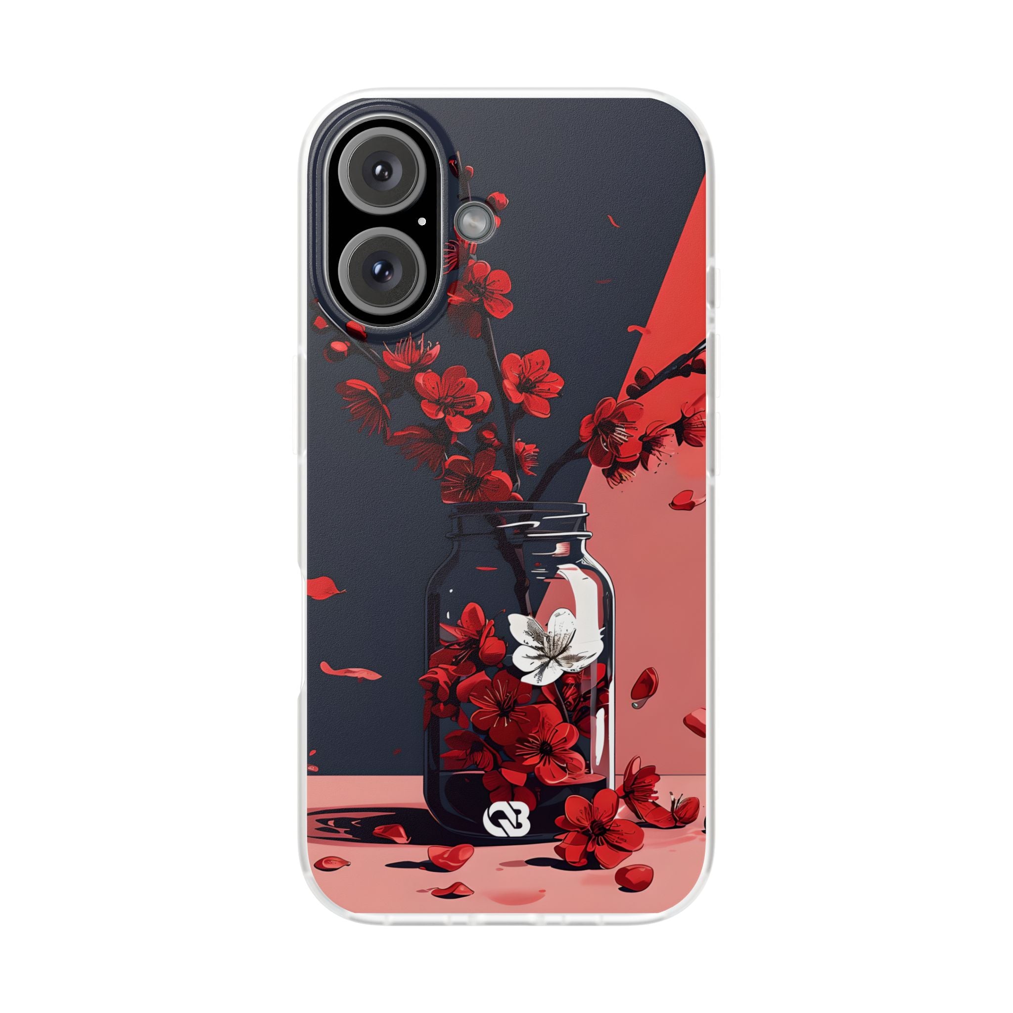 Crimson Blossom Jar · Soft Coque de téléphone pour iPhone