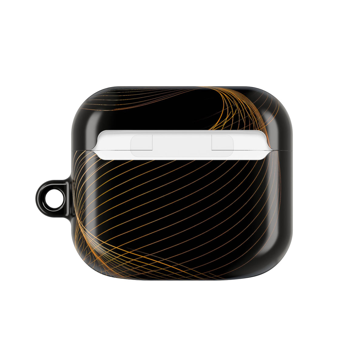 Golden Horizon Drift · Hard Case for AirPods & AirPods Pro · Black