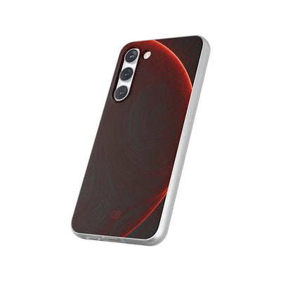 Red Lite Phone Case for Samsung - Crimson Flare Flux