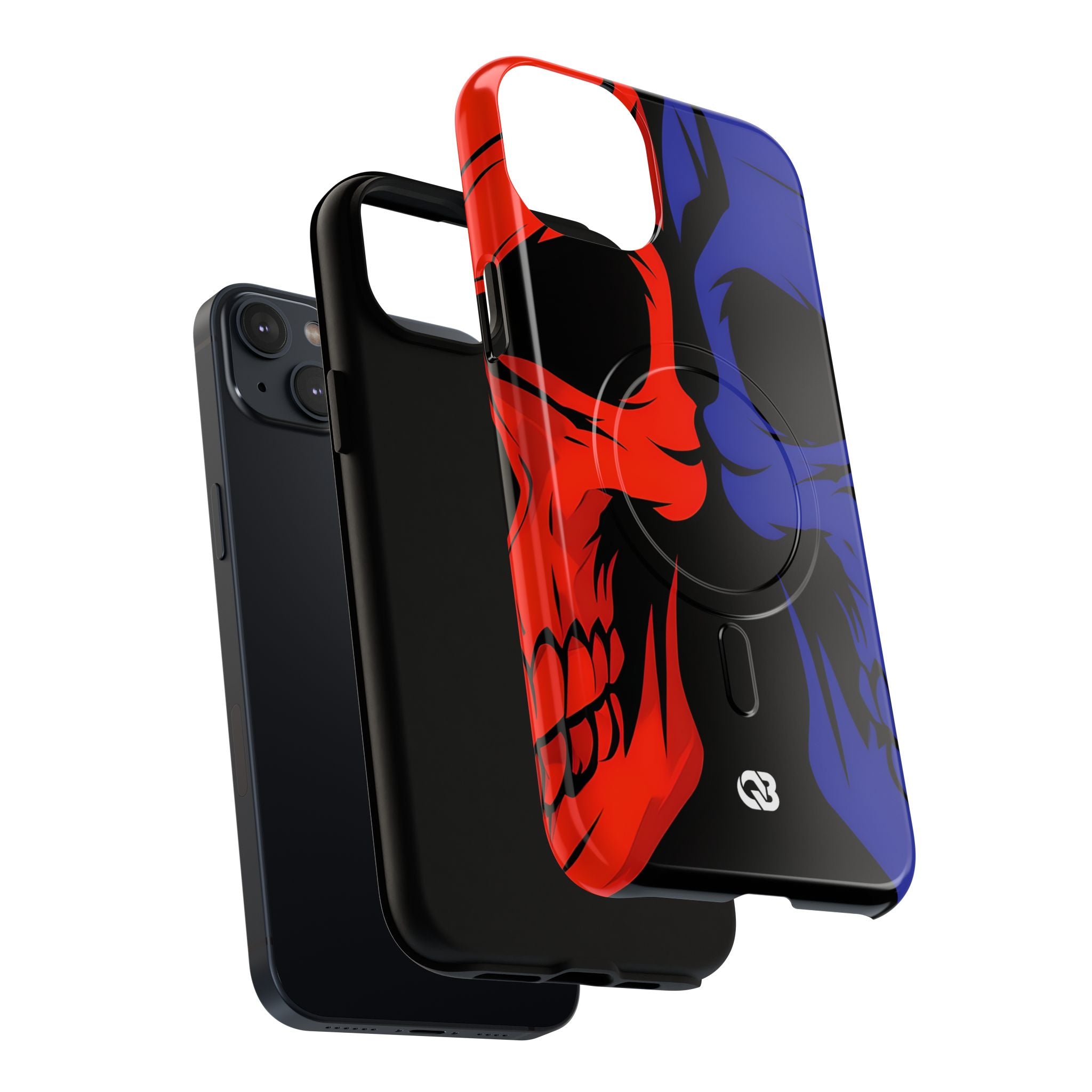 Crimson Cobalt Skulls · Tough+ Phone Case for iPhone · Magsafe