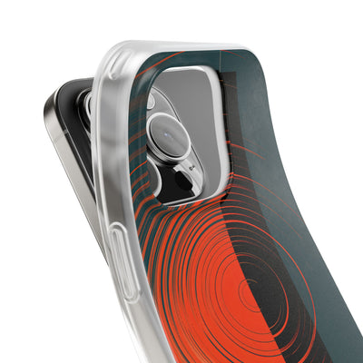Teal Lite Phone Case for iPhone - Burnt Slate Radial
