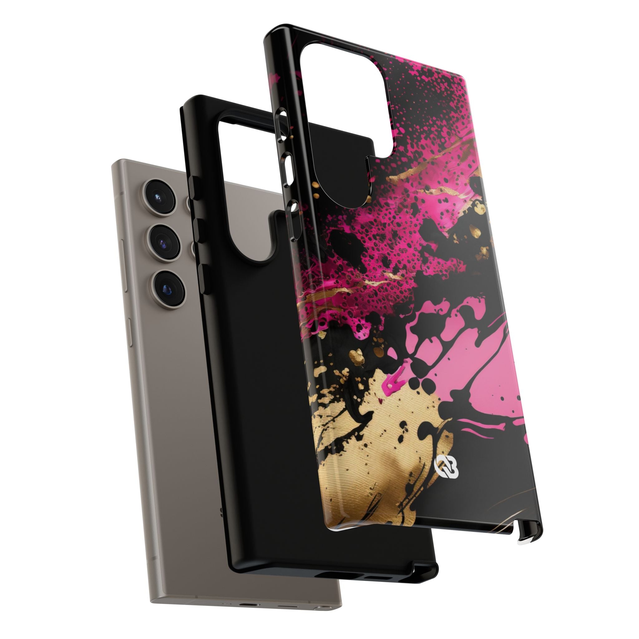 Magenta Liquid Gold · Tough Fundas para teléfono para Samsung