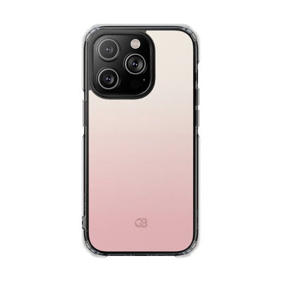 Pink Impact MagSafe Phone Case for iPhone - Frosted Blush Horizon