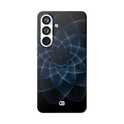 Blue Lite Phone Case for Samsung - Cobalt Geometric Bloom