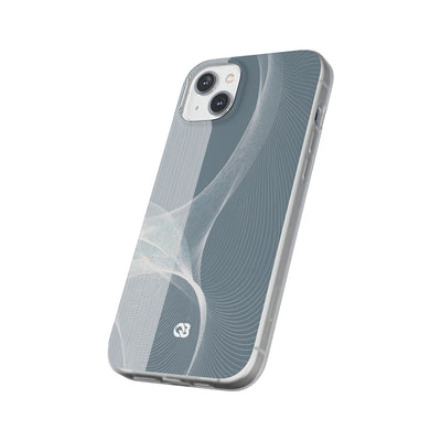 Grey Lite Phone Case for iPhone - Slate Mesh Horizon