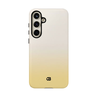 Yellow Tough Phone Case for Samsung - Bleached Citron Haze
