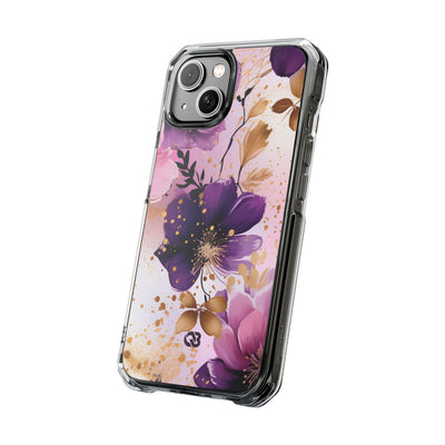 Gilded Violet Bloom · Impact Custodia per iPhone · Magsafe