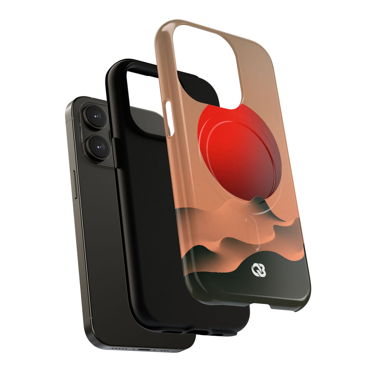 Crimson Sol Ridge · Tough 2.0 Magnetic Phone Case for iPhone · Red