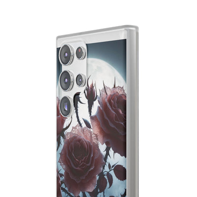 Lunar Lace Petals · Soft Phone Case for Samsung