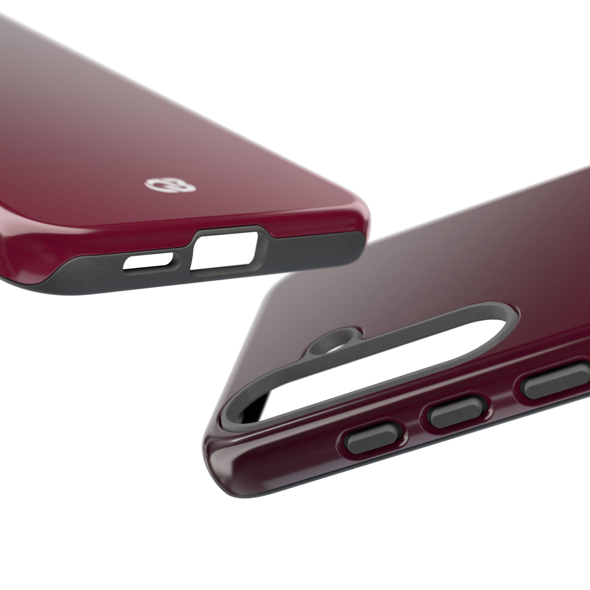 Red Tough Phone Case for Samsung - Deep Sangria Gradient