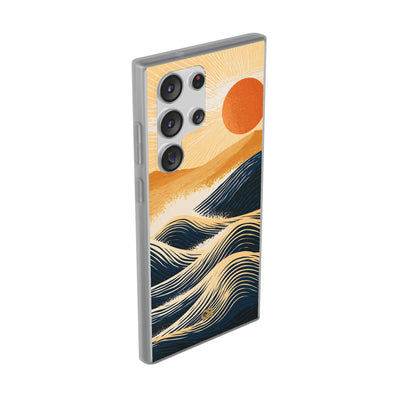 Blue Lite Phone Case for Samsung - Kyoto Cresting Tide