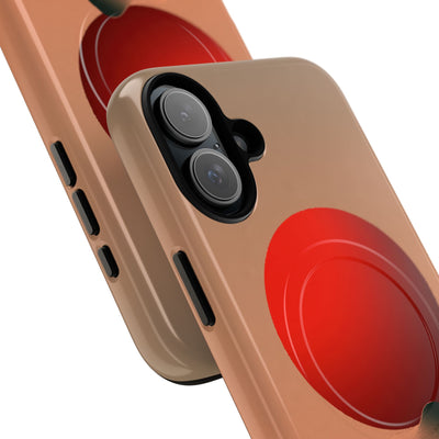 Crimson Sol Ridge · Tough 2.0 Magnetic Phone Case for iPhone · Red