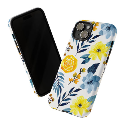 Golden Bloom iPhone 15 Plus Case - Tough